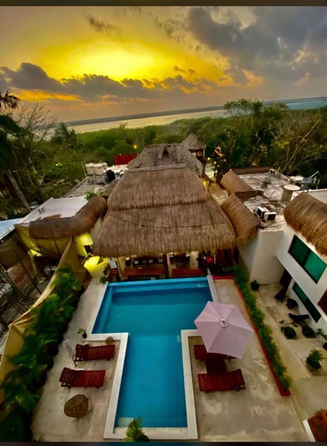 Hotel Diosa Del Agua Bacalar Ngoại thất bức ảnh